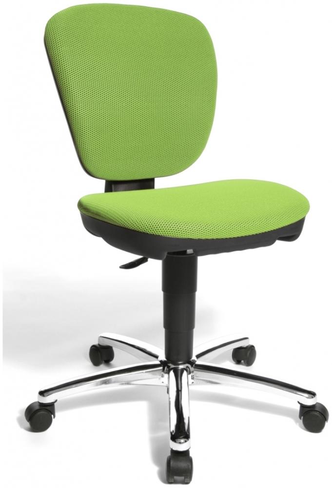 Kinder- und Jugend Drehstuhl grün Bürostuhl ergonomische Form Made in Germany Bild 1