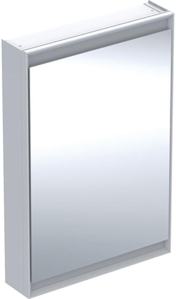 Geberit ONE Spiegelschrank mit ComfortLight, 1 Tür, Aufputzmontage,weiss/Aluminium, 60x90cm, 505. 81, Ausführung: Anschlag rechts - 505. 811. 00. 2 Bild 1