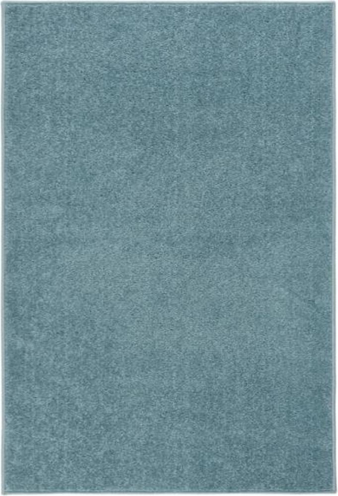 Teppich Kurzflor 200x290 cm Blau Bild 1