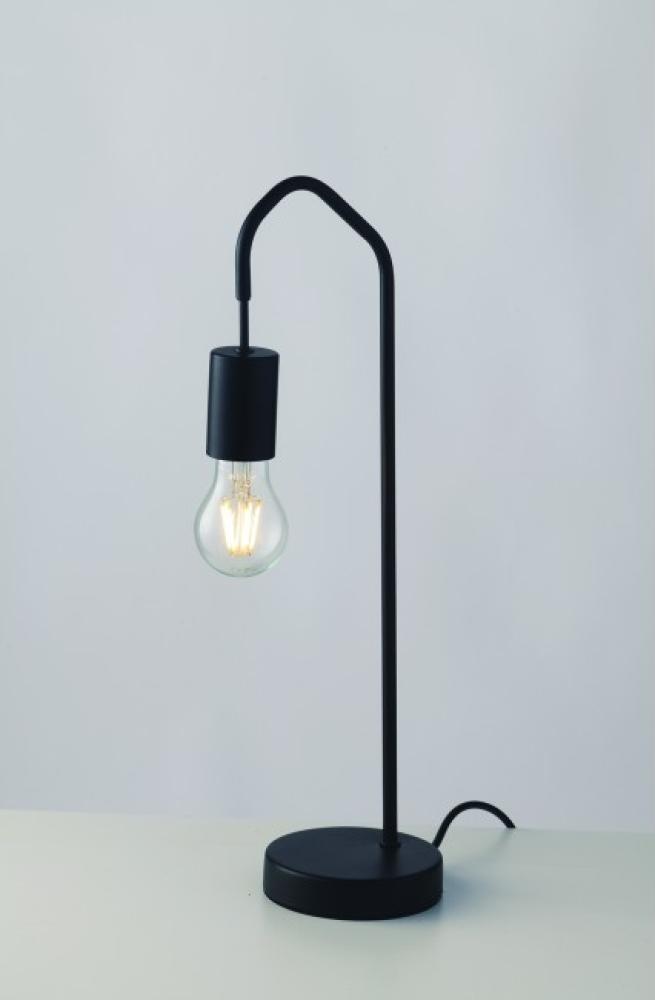 Außergewöhnliche Tischlampe HABITAT schwarz - minimalistische Designerlampe Bild 1