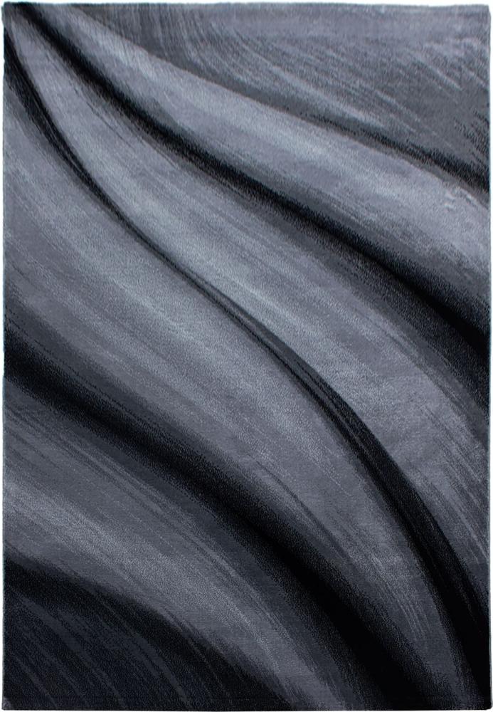 Kurzflor Teppich Matteo rechteckig - 240x340 cm - Schwarz Bild 1