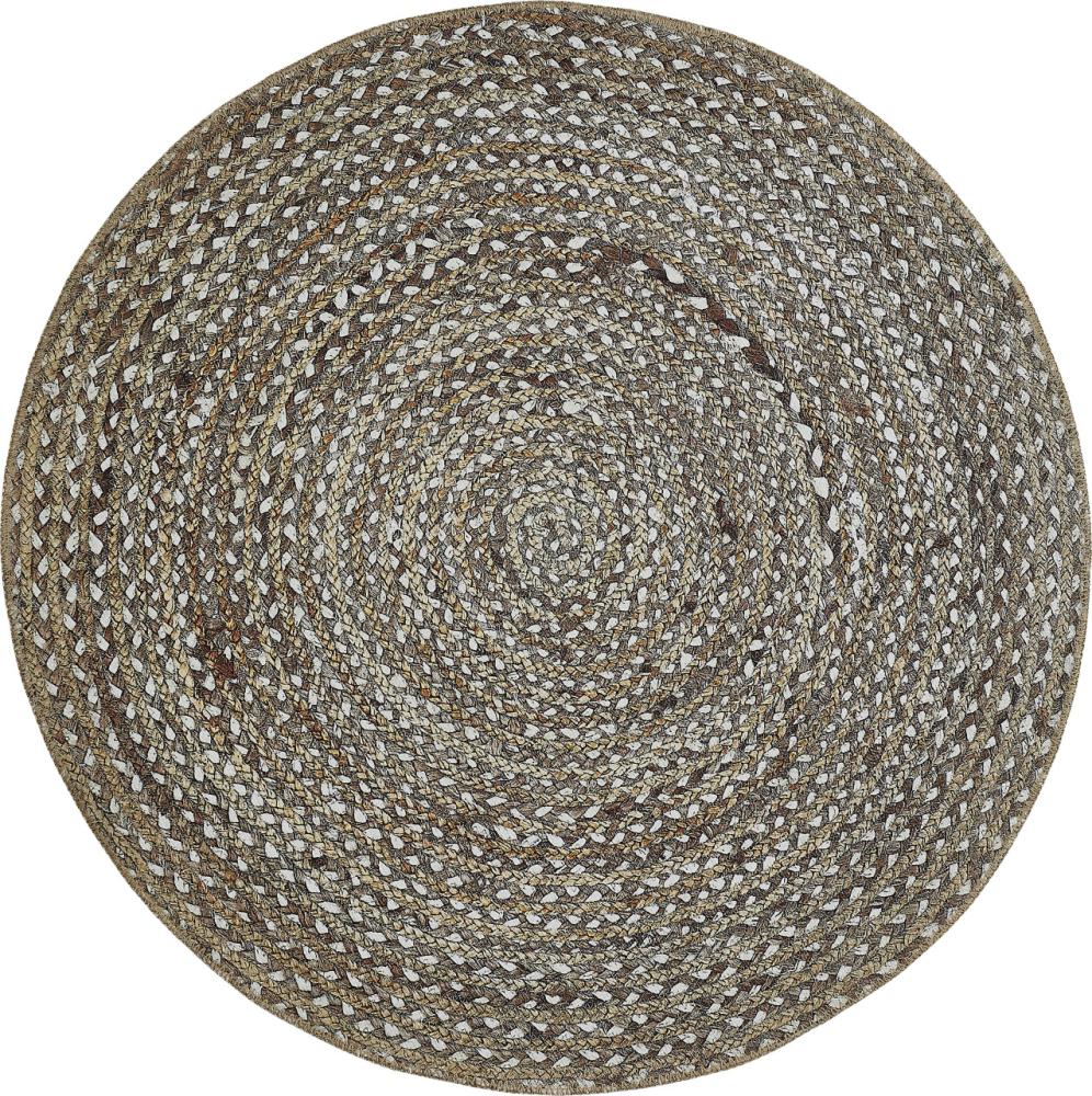 Teppich Pinto natur-weiß, 100 cm Ø rund Bild 1