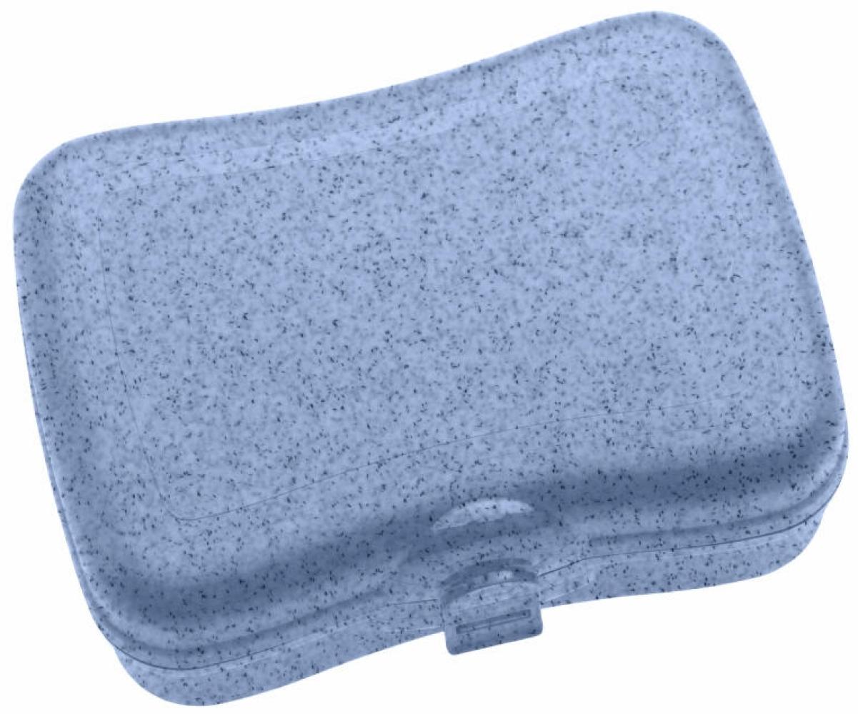 Koziol Lunchbox Basic, Brotdose, Speisegefäß, Brotbox, Thermoplastischer Kunststoff, Organic Blue, 3081671 Bild 1