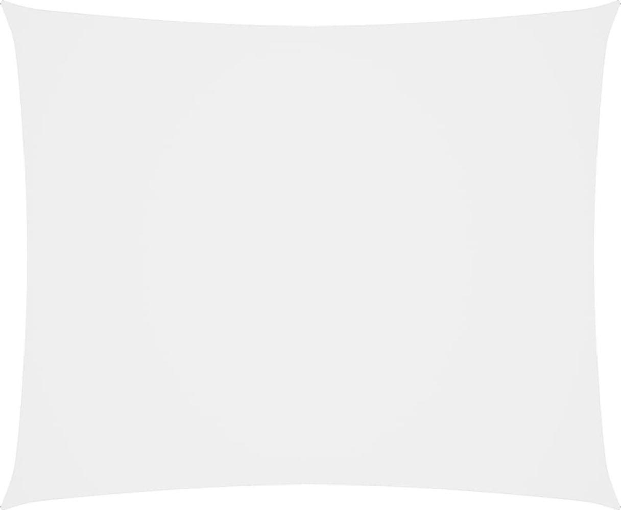 Sonnensegel Oxford-Gewebe Rechteckig 6x8 m Weiß Bild 1
