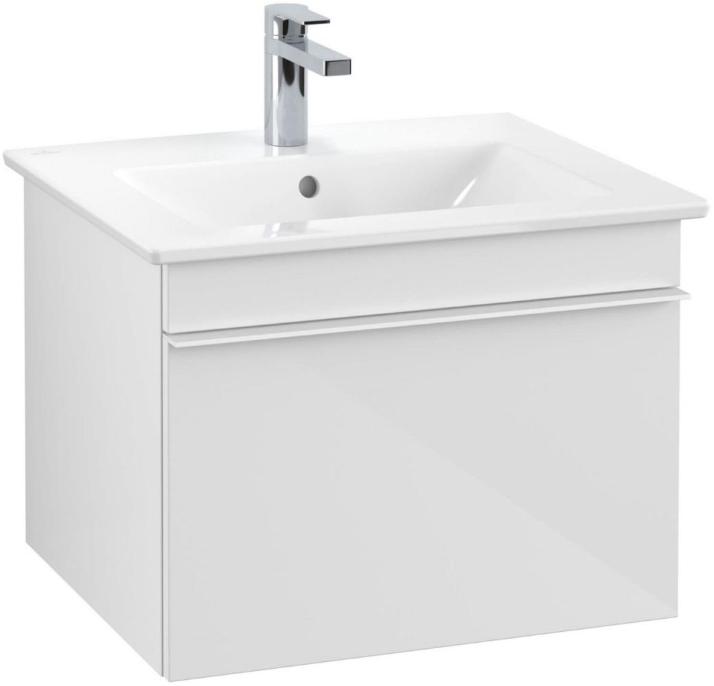 Villeroy & Boch VENTICELLO Waschtischunterschrank 95 cm breit, Weiß, Griff Weiß, für Becken links Bild 1