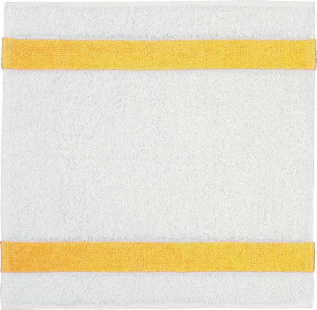 Feiler Handtücher Exclusiv mit Chenillebordüre | Seiftuch 30x30 cm | gelb Bild 1