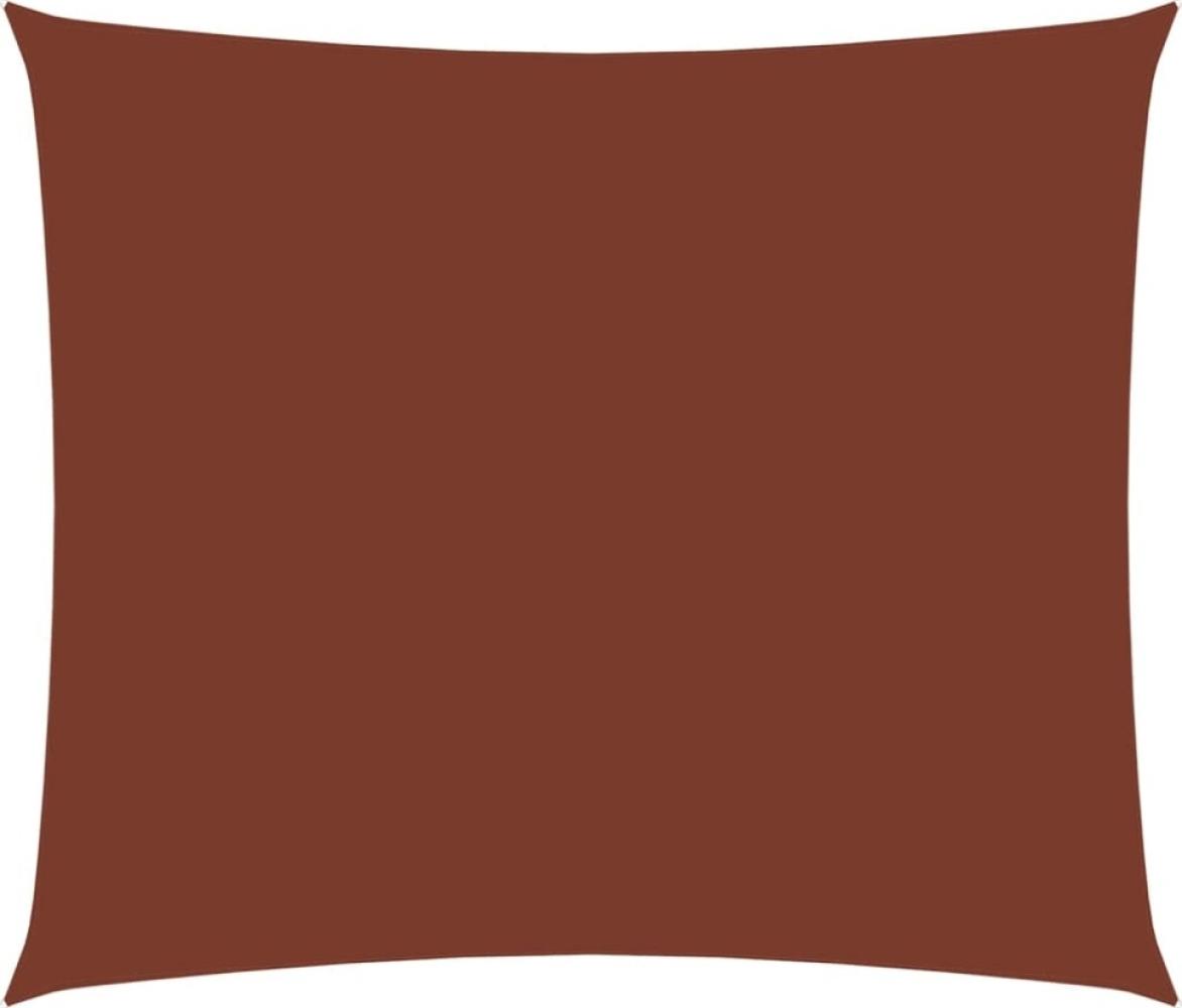Sonnensegel Oxford-Gewebe Rechteckig 3,5x5 m Terracotta-Rot Bild 1