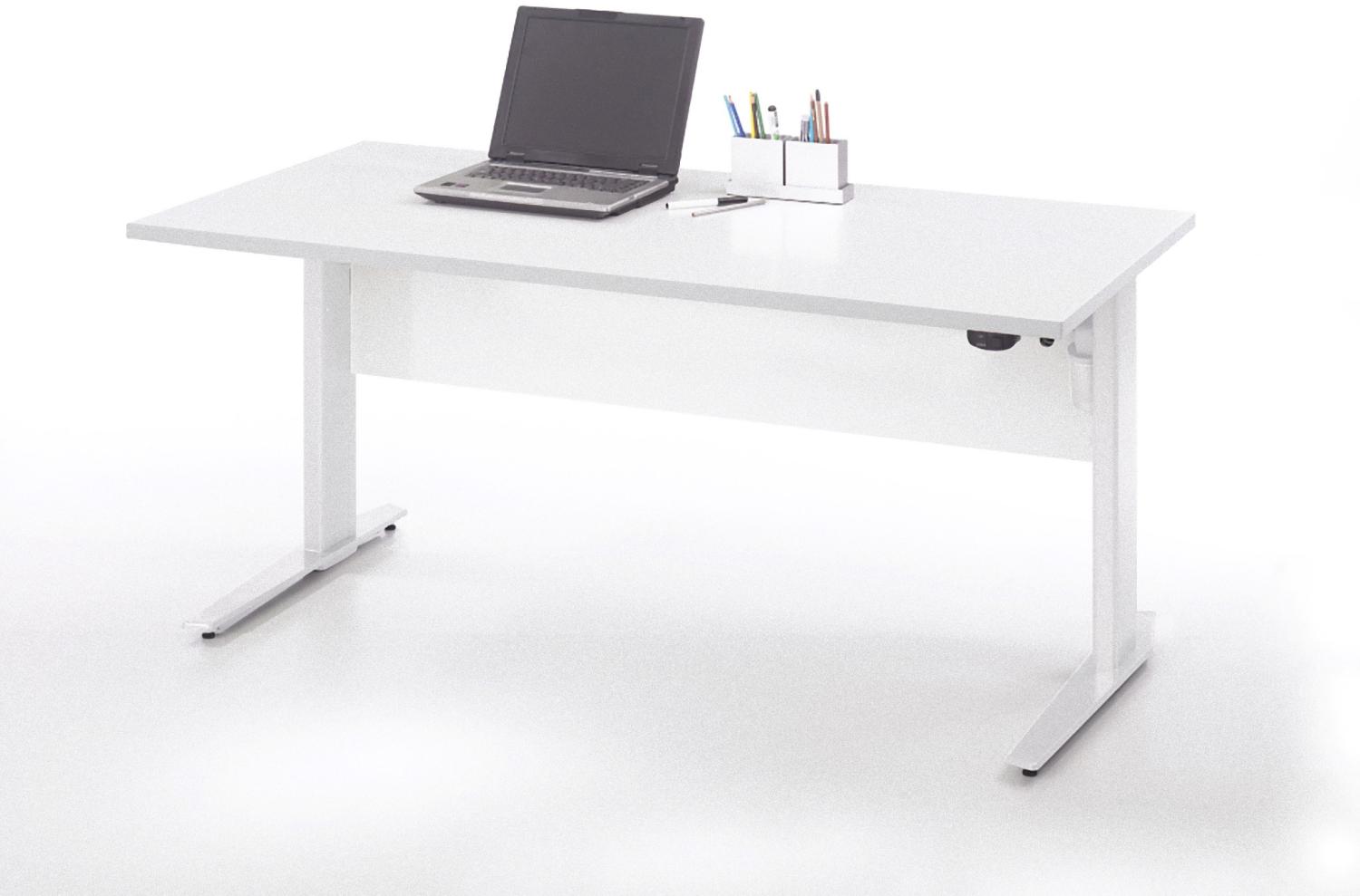 Schreibtisch Prisme Büro Computer PC Tisch Arbeitstisch Elektro höhenverstellbar Bild 1