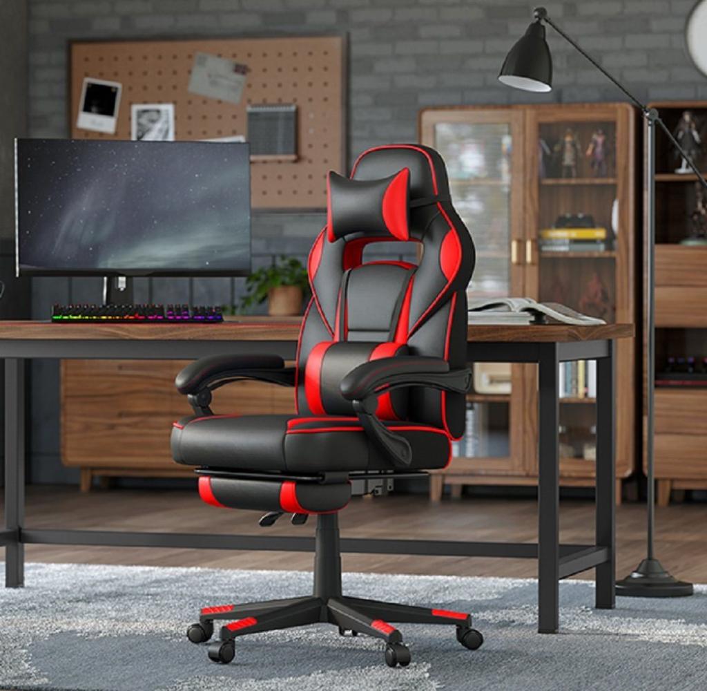 SONGMICS Gaming-Stuhl, ergonomischer Bürostuhl, Home-Office Bild 1