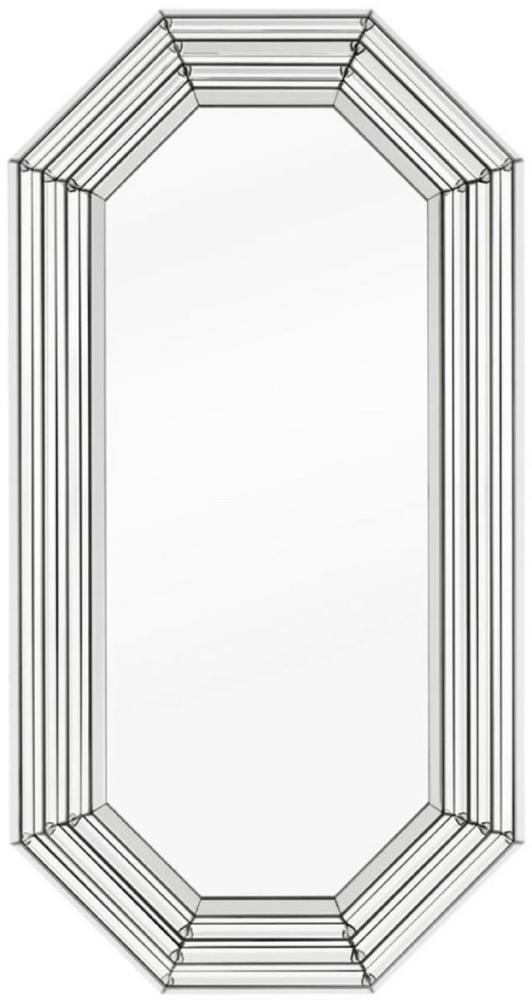 Casa Padrino Luxus Wohnzimmer Spiegel / Wandspiegel 98 x 7 x H. 188 cm - Luxus Möbel Bild 1