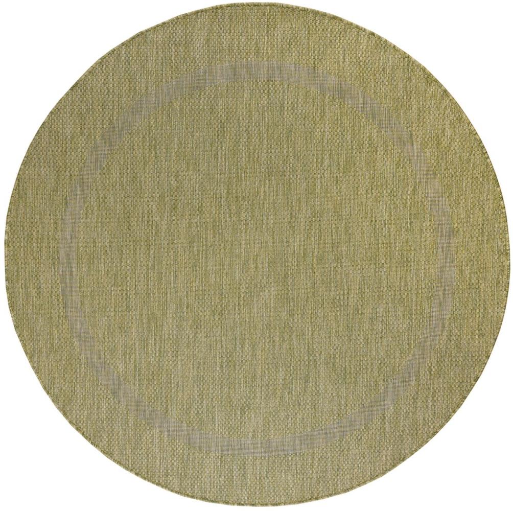 Outdoor Teppich Renata rund - 160 cm Durchmesser - Grün Bild 1