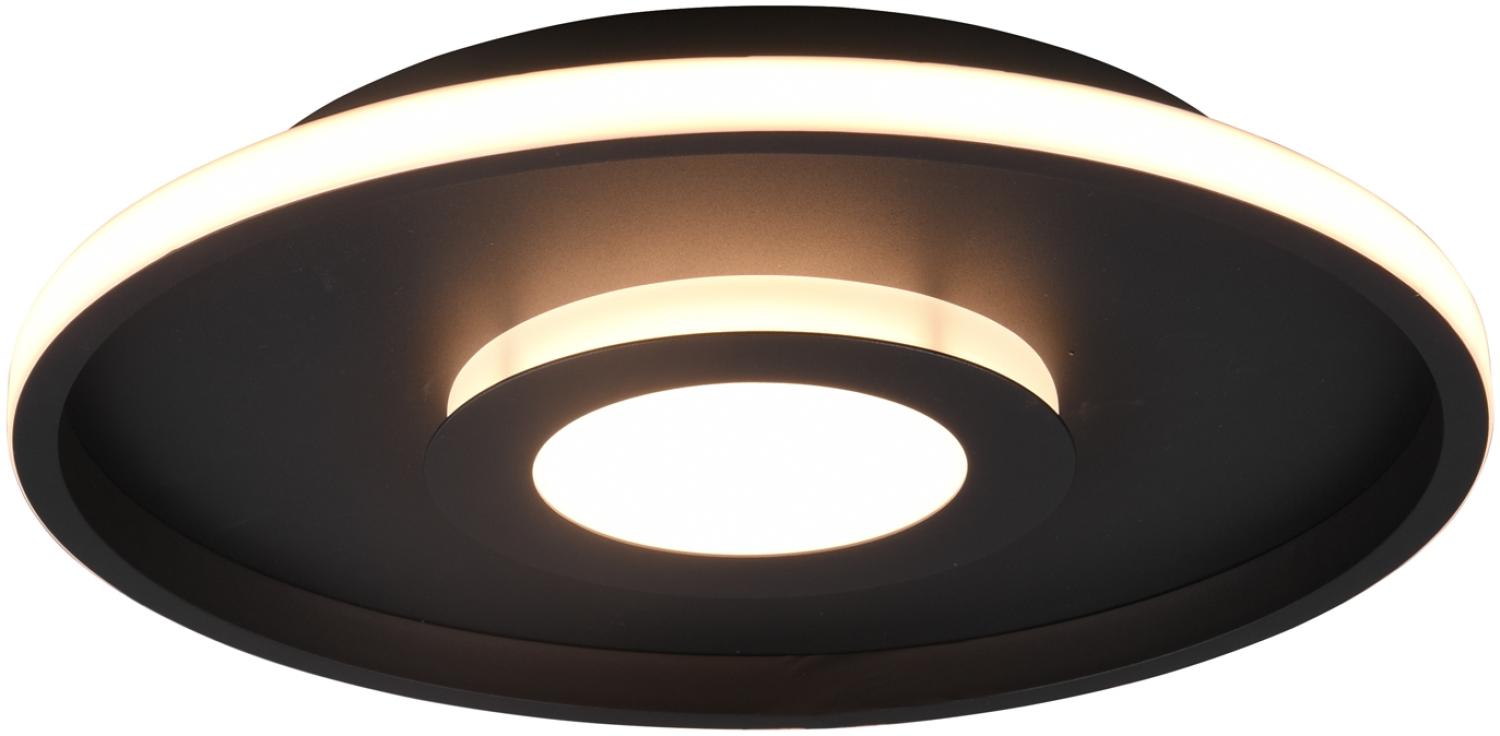 TRIO-Leuchten Deckenleuchte ASCARI (DH 40x6. 80 cm) DH 40x6. 80 cm schwarz Deckenlampe Bild 1