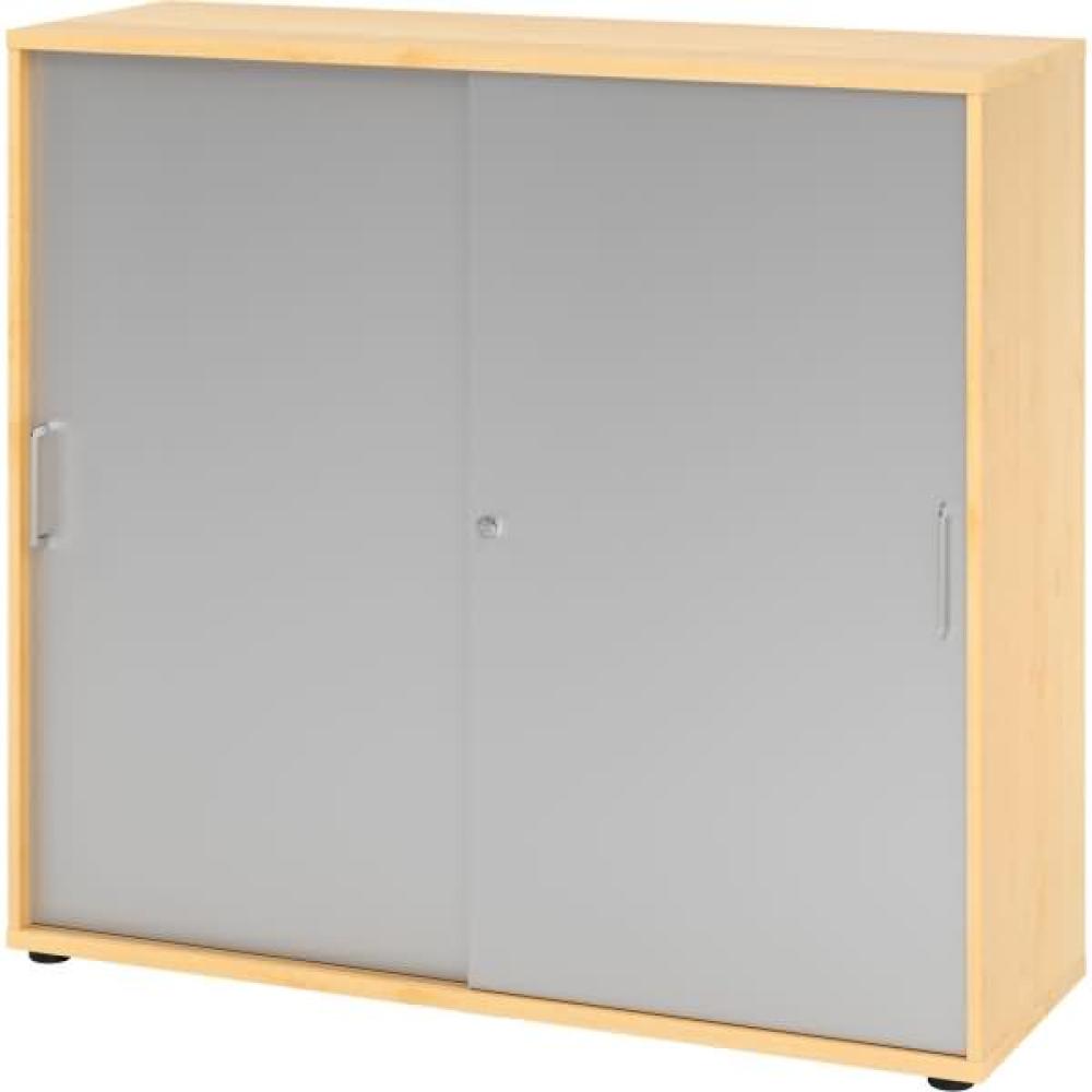 mcbuero. de Schiebetürenschrank Serie 9 3OH BxTxH 120x40x110cm Griff BS Bild 1