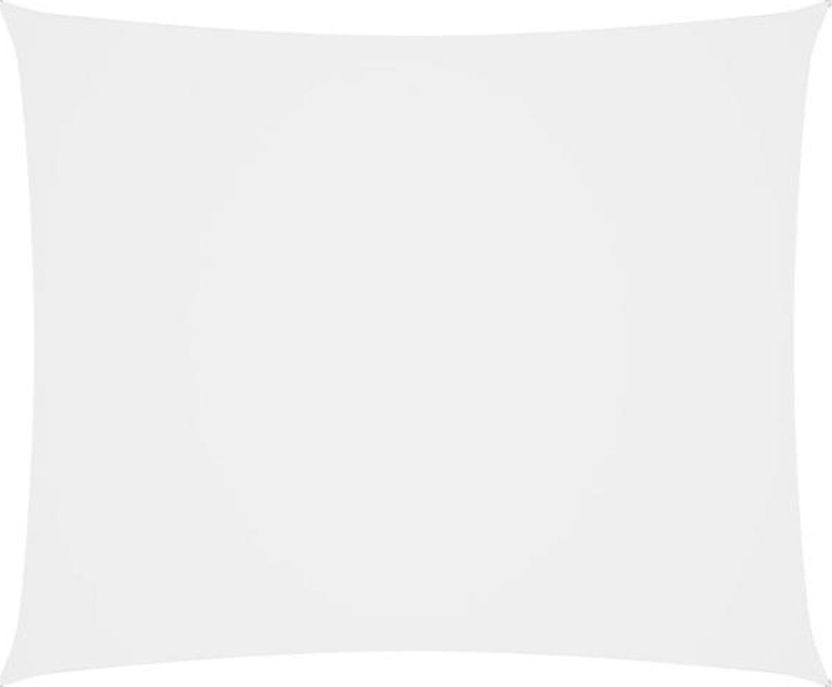 Sonnensegel Oxford-Gewebe Rechteckig 5x7 m Weiß Bild 1