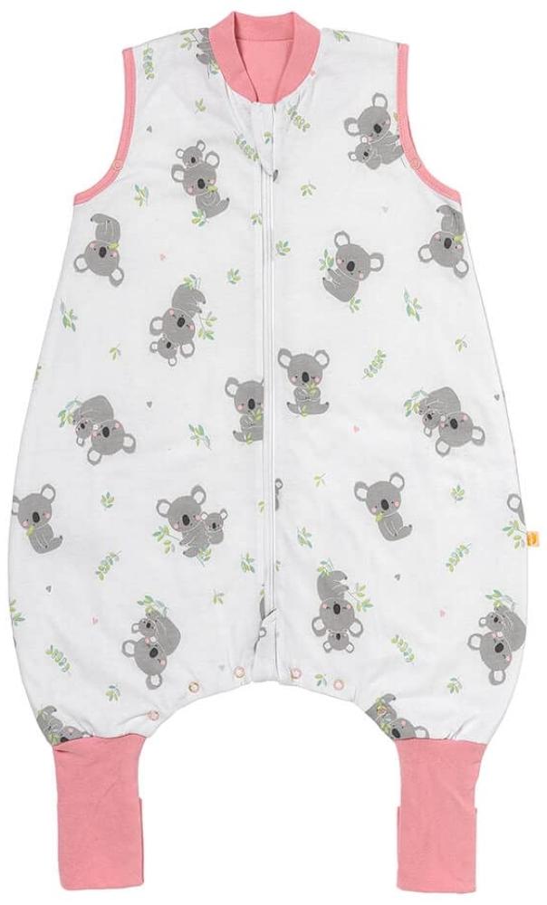 schlummersack Baby Schlafsack mit Füßen Sommer 1 Tog 80 cm dünn Koala | Schlafsack mit Beinen und verlängerten Bündchen für eine Körpergröße von 80-90cm | Schlafsack Baby Sommer Frühling Bild 1