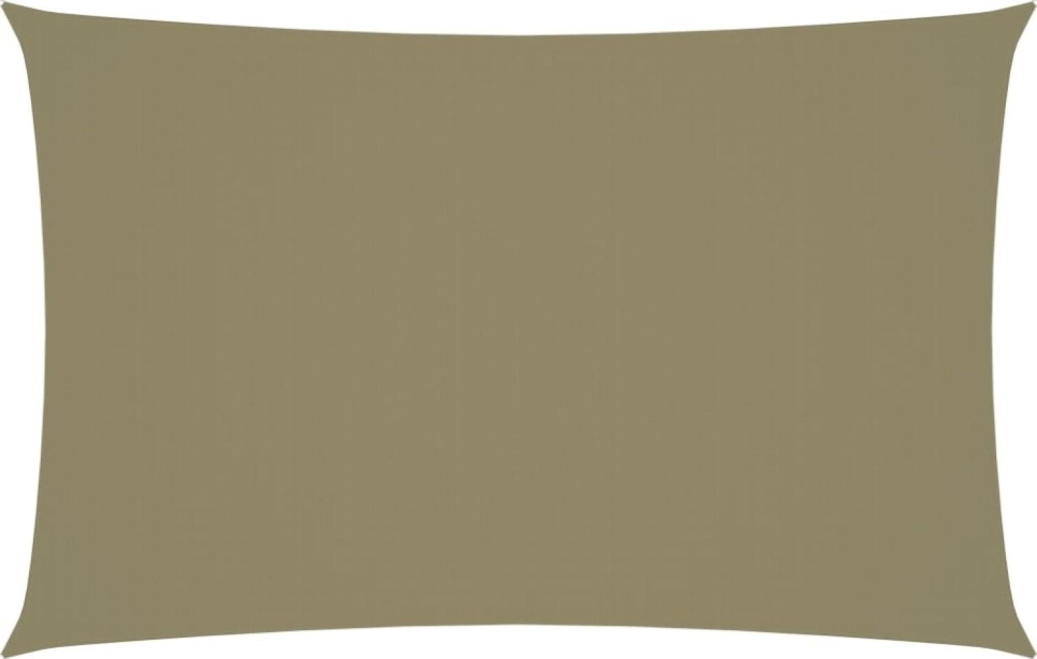 Sonnensegel Oxford-Gewebe Rechteckig 2,5x5 m Beige Bild 1
