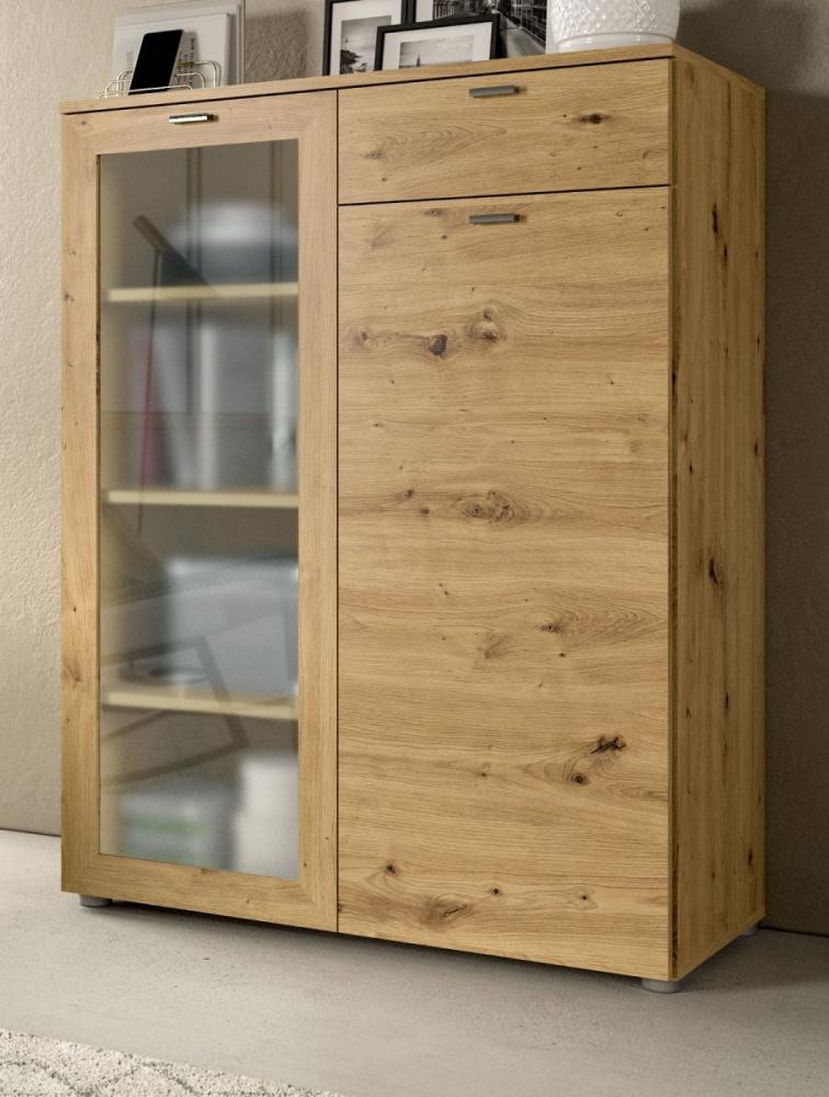 Highboard Dante in Eiche Artisan 90 x 115 cm Bild 1