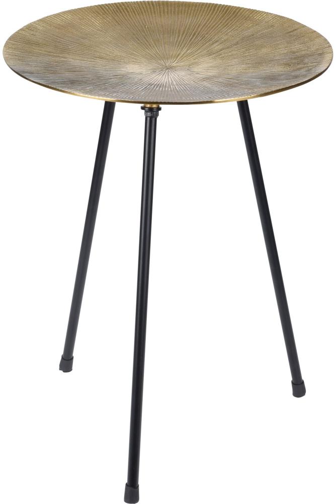 Dreibein-Tisch, Kaffeetisch, gold- Home Styling Collection golden Bild 1