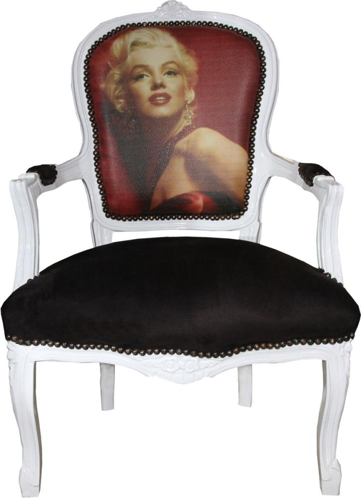 Casa Padrino Barock Salon Stuhl Marilyn Monroe - Barock Antik Stil Möbel - Mod3 - Limited Edition Bild 1