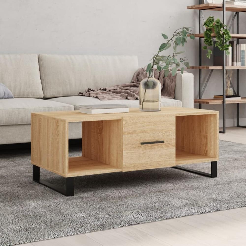 vidaXL Couchtisch Sonoma-Eiche 102x50x40 cm Holzwerkstoff Bild 1