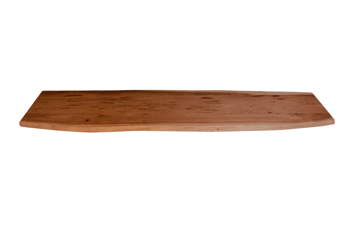 Tischplatte Baumkante Akazie Nuss 140 x 40 cm CURTIS 136822515 Bild 1