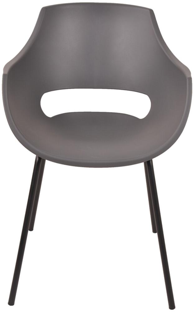 2er-Set SIT&CHAIRS Stuhl, grau, Kunststoff Bild 1