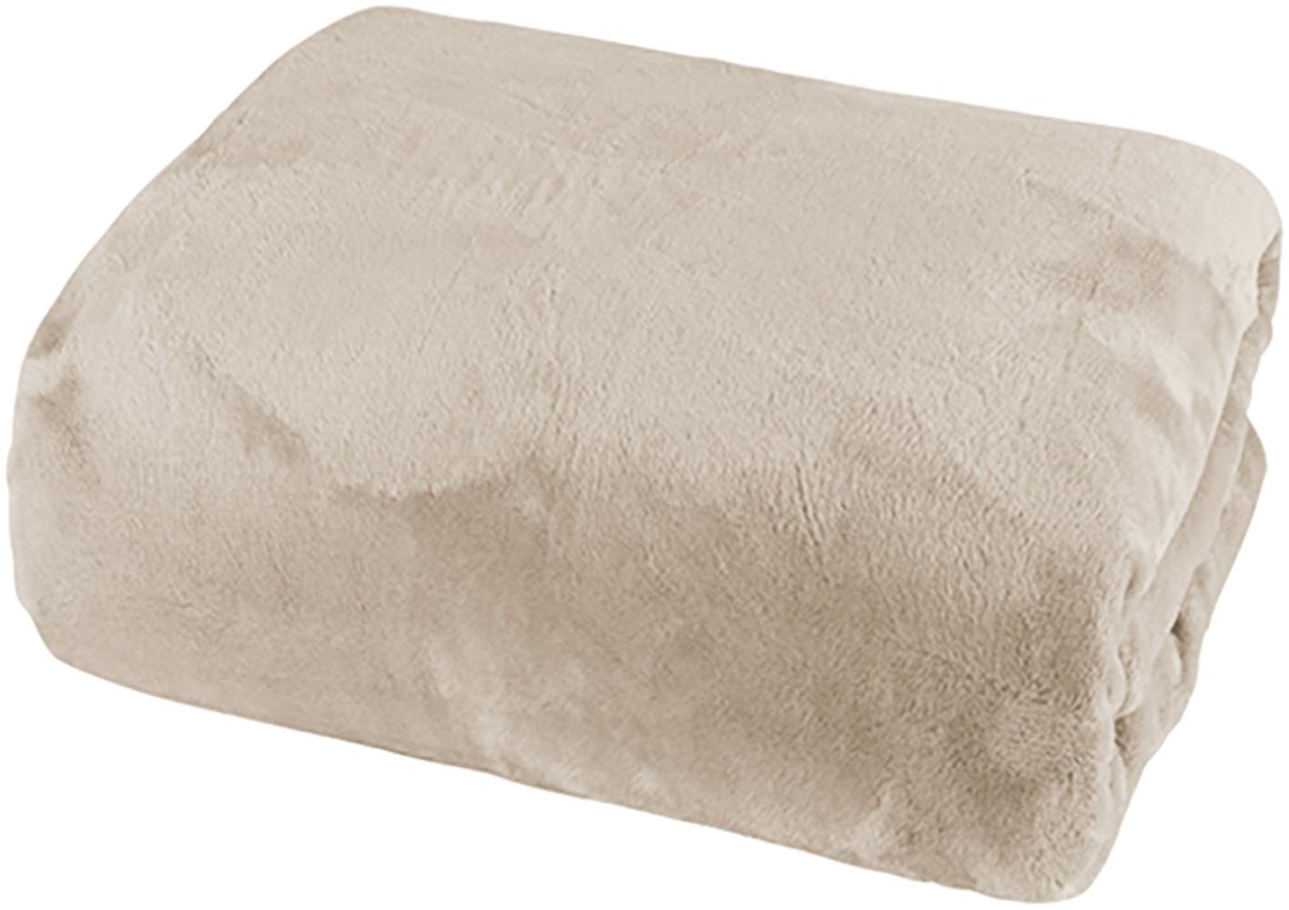 Cashmere Touch Spannbetttuch Betttuch Bettlaken 180x200cm Taupe Bild 1