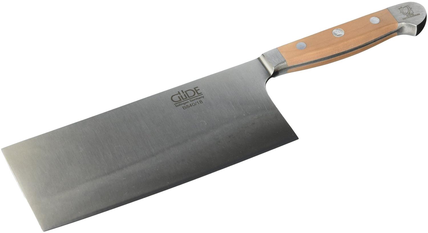 Güde ALPHA-Birne Brotmesser, Hackmesser 18 cm Küchenmesser - Geschmiedet - Solingen, Messer - groß - scharf - hochwertig Bild 1