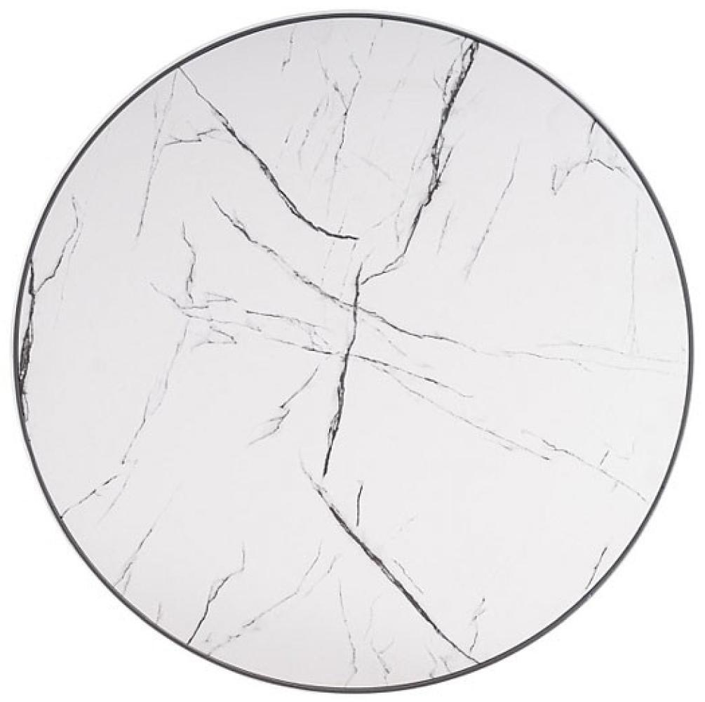 Couchtisch Wohnzimmertisch Dolores C 50x50x55cm Marmor weiß grau Bild 1