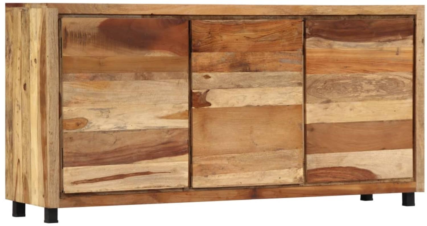 Sideboard Recyceltes Massivholz und pulverbeschichtetes Eisen Braun Bild 1