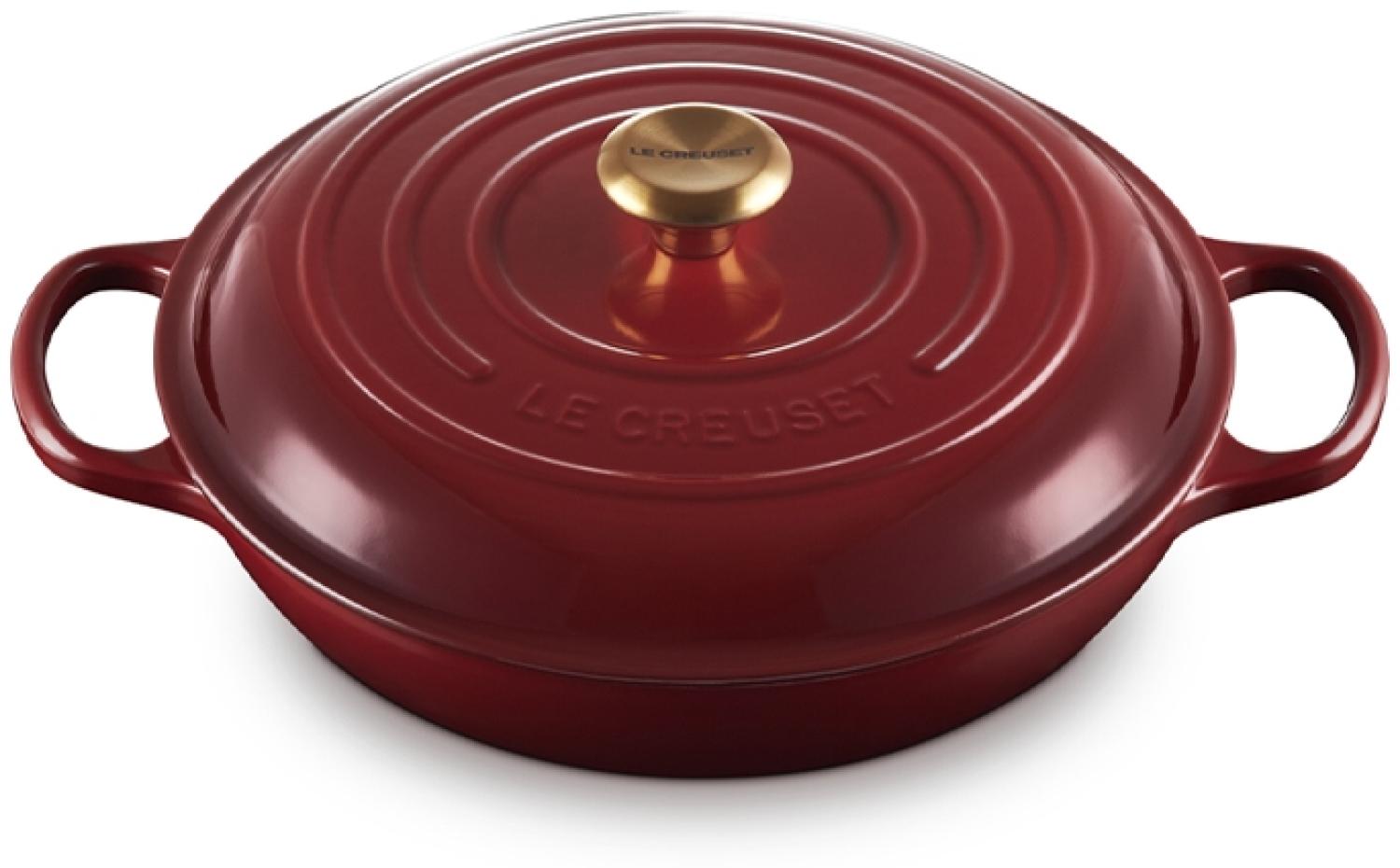 Le Creuset Signature Gourmet-Profitopf 30 cm Rhone - 29 bis 32 cm - Rot Bild 1