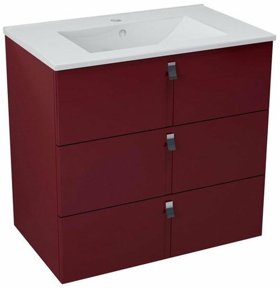 MITRA Unterschrank 90,5x70x46cm, bordeaux Bild 1