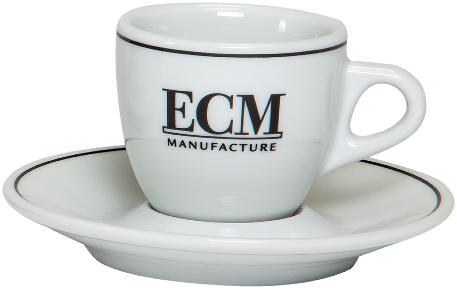 ECM Espressotassen m. Untertasse VE = 6 Stück Bild 1