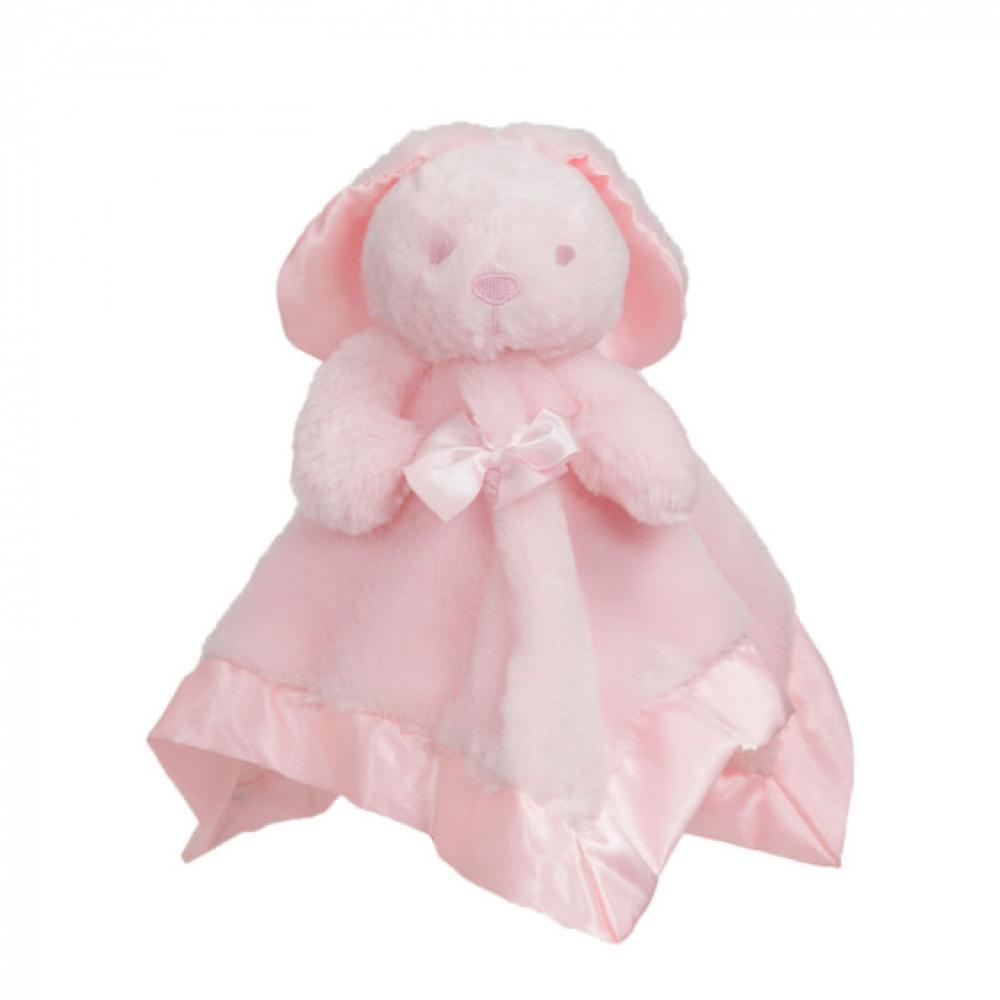 Soft Touch Kuscheldecke Kaninchen 38 cm rosa Bild 1