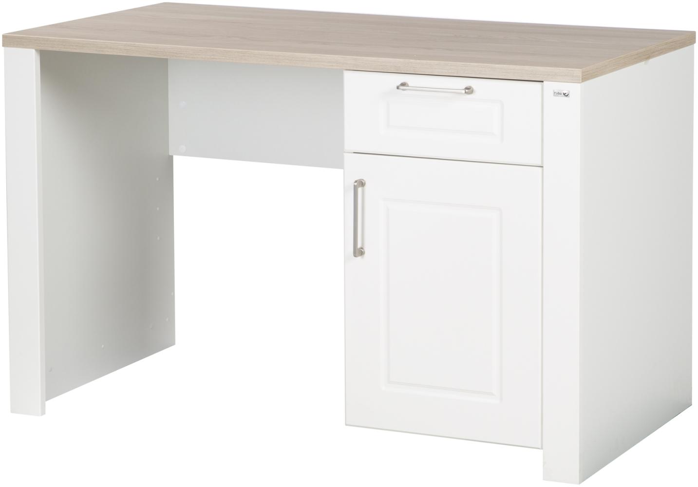 roba Schreibtisch - 1 Schublade, 1 Tür, spiegelverkehrt aufbaubar, weiß, für Kinder- und Jugendzimmer Bild 1