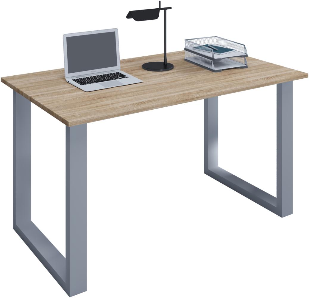 Schreibtisch Computer PC Tisch Arbeitstisch Bürotisch Computertisch Eiche Dekor Bild 1