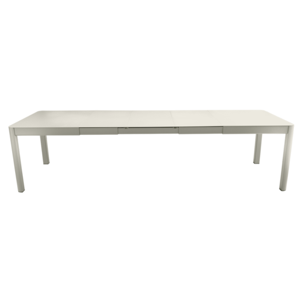 Ribambelle XL Tisch 299x100 3 Einlegeplatten Lehmgrau Bild 1
