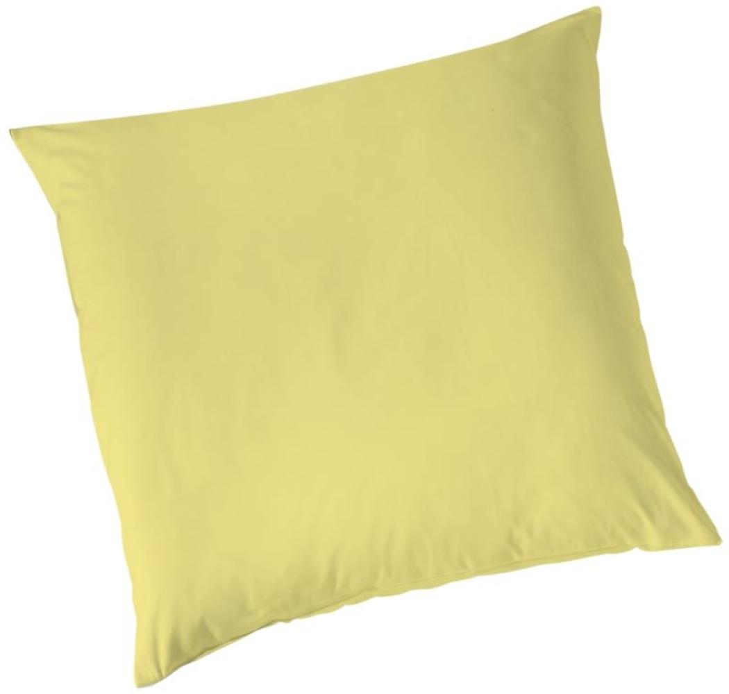 Vario Kissenbezug Jersey gelb, 80 x 80 cm Bild 1