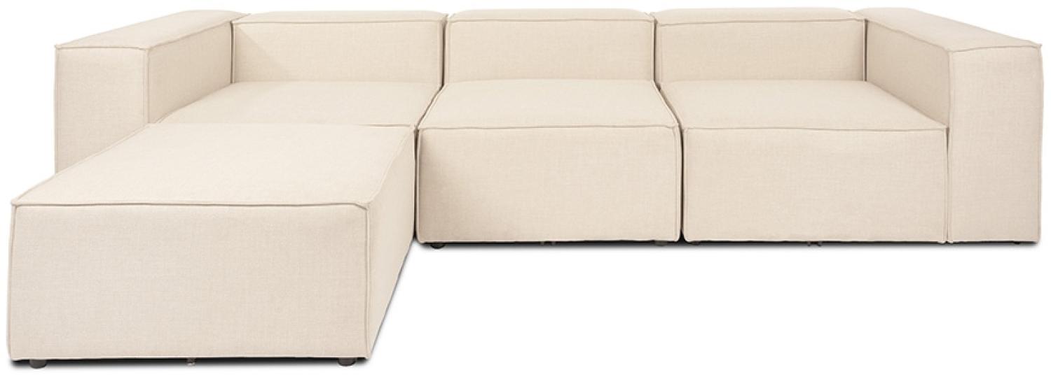 HOME DELUXE Modulares Sofa VERONA - Größe L Beige - (BxHxL) 327, 68, 207 cm Bild 1
