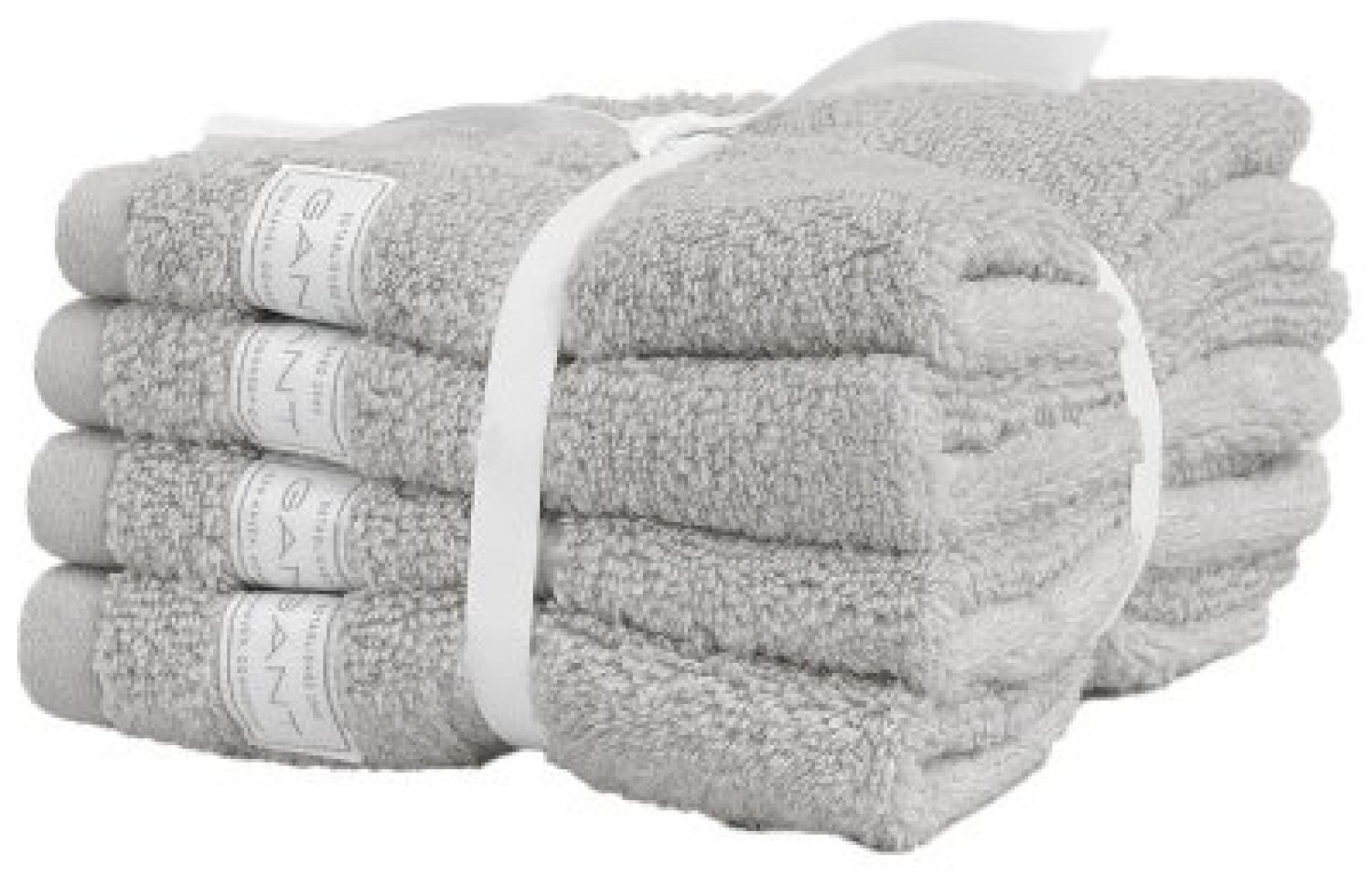 Gant Home Seifentuch Set Gesichtstücher Premium Towel Heather Grey (30x30cm) (4-teilig) 852012401-141-30x30 Bild 1