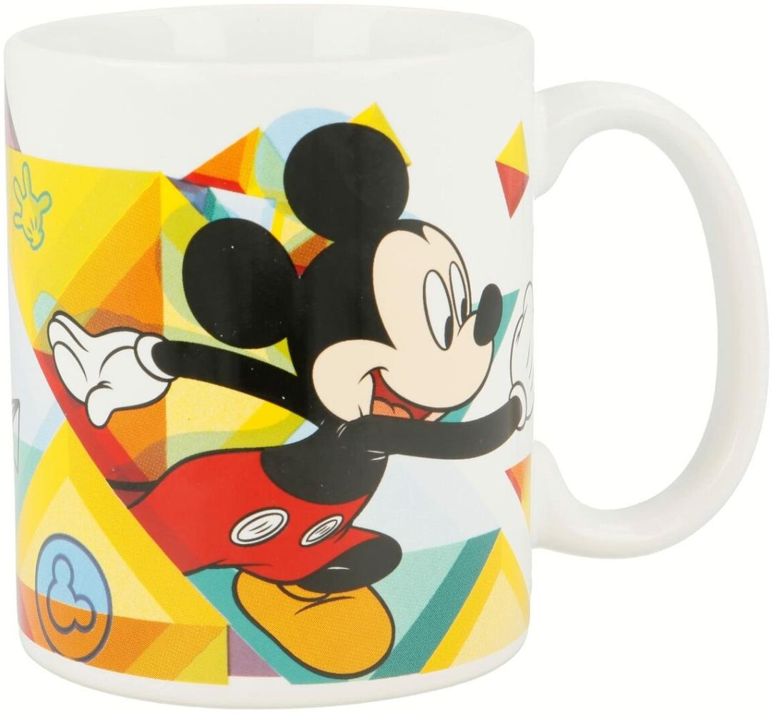 Disney Mickey Mouse Kindertasse ca. Ø 9 x 10 cm und 325 ml in Geschenkbox Bild 1