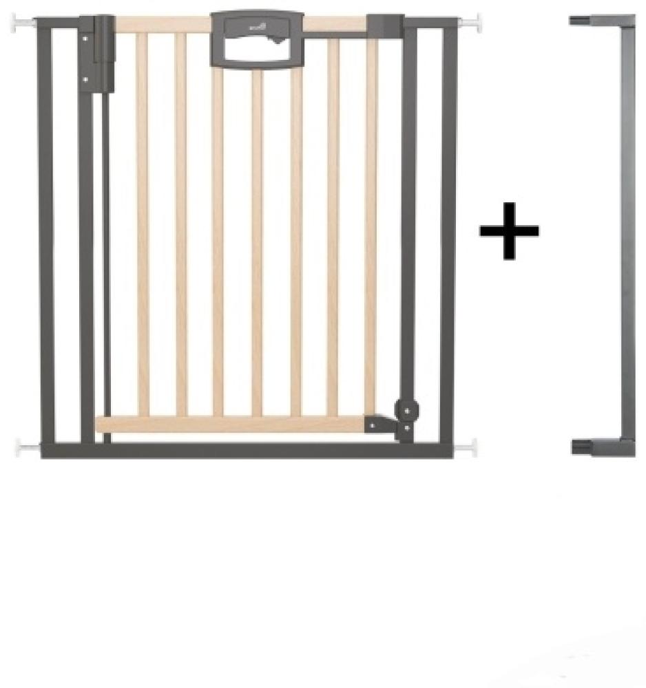 Tür- und Treppenschutzgitter Easylock Wood Plus (Ohne Bohren) (88,5 cm - 96,5 cm) : 88,5 cm - 96,5 cm Bild 1