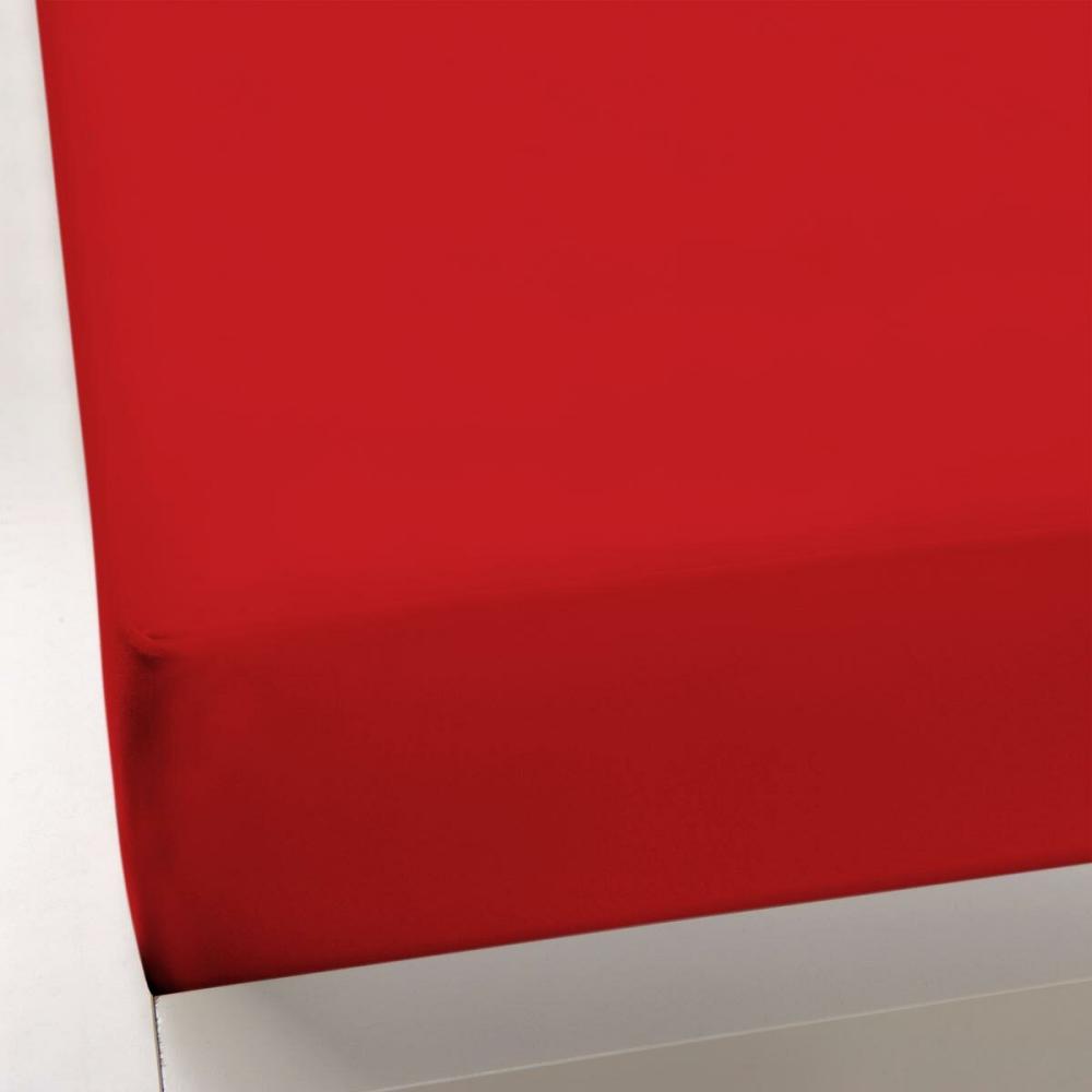 Formesse Jersey Spannbetttuch Bella Gracia | 90x190 - 100x220 cm | rot Bild 1