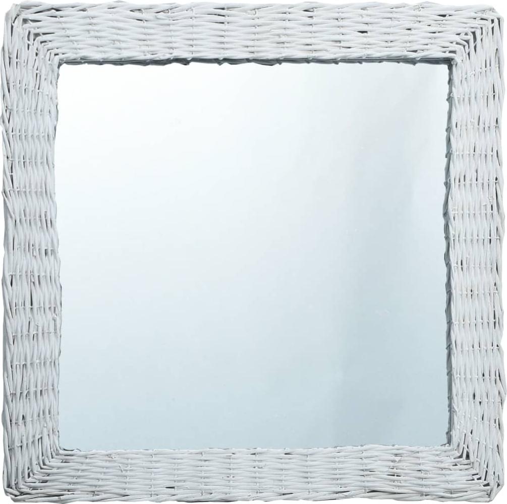 Spiegel Weide Weiß, 60 x 60 cm Bild 1