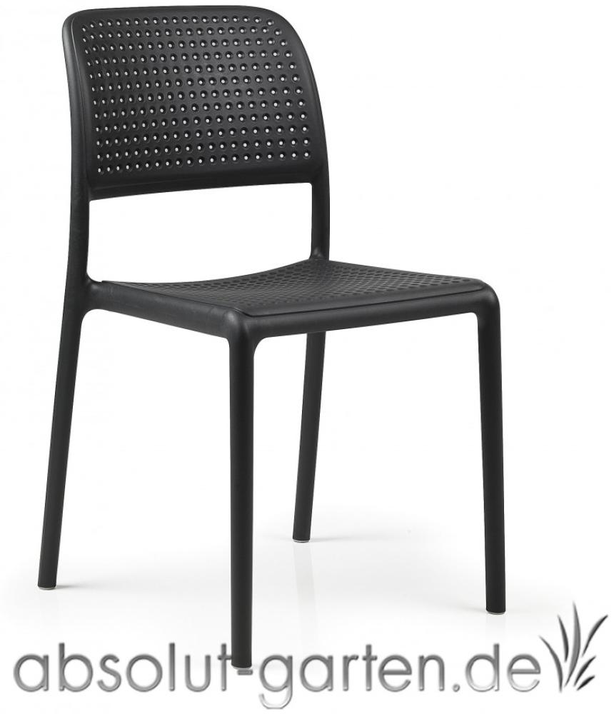 Bora Bistro Stuhl Kunststoff 6er Set (Antracite) Bild 1