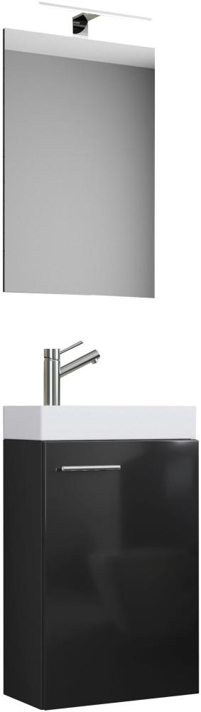 Slito Bad Möbel Set Waschbecken Unterschrank Wandspiegel Badezimmer Waschtisch Bild 1