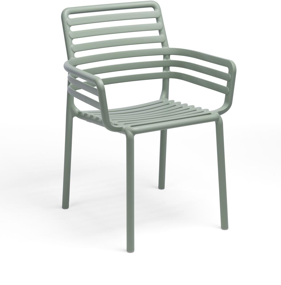 Stapelstuhl Armlehnstuhl Doga Armchair 6er Set Kunststoff (Menta ohne) Bild 1