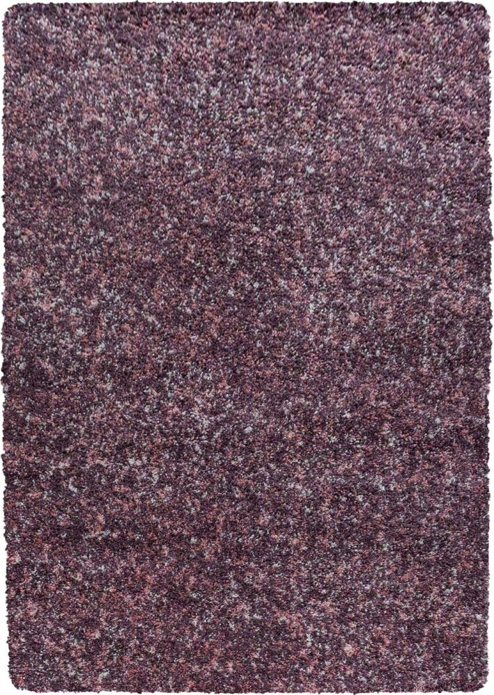 Hochflor Teppich Enrico rechteckig - 140x200 cm - Pink Bild 1