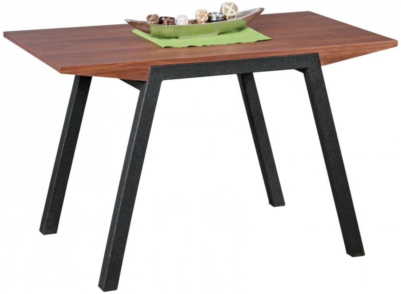 Esstisch Tisch MALIN Vierfußtisch 120x76cm Walnuss-Furnier Bild 1