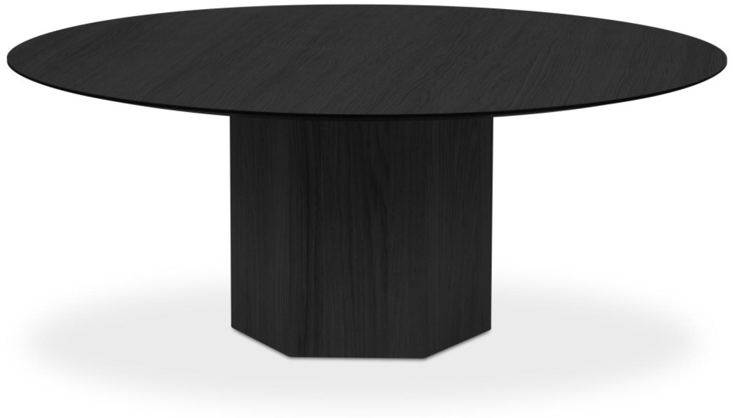 Micadoni 4-Sitzer Tisch Sahara 100cm | Oberfläche Black Oak Bild 1